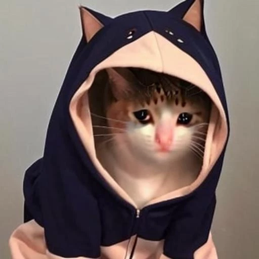 Sad 2025 cat hoodie