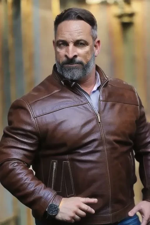 Leather jacket for 2025 50 year old man